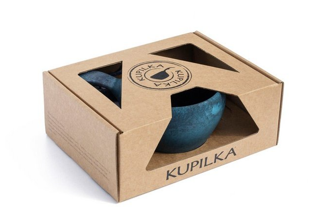 E-shop Kupilka KUKSA 370 ml Large + spork 205 SET - Blueberry (BLUE)