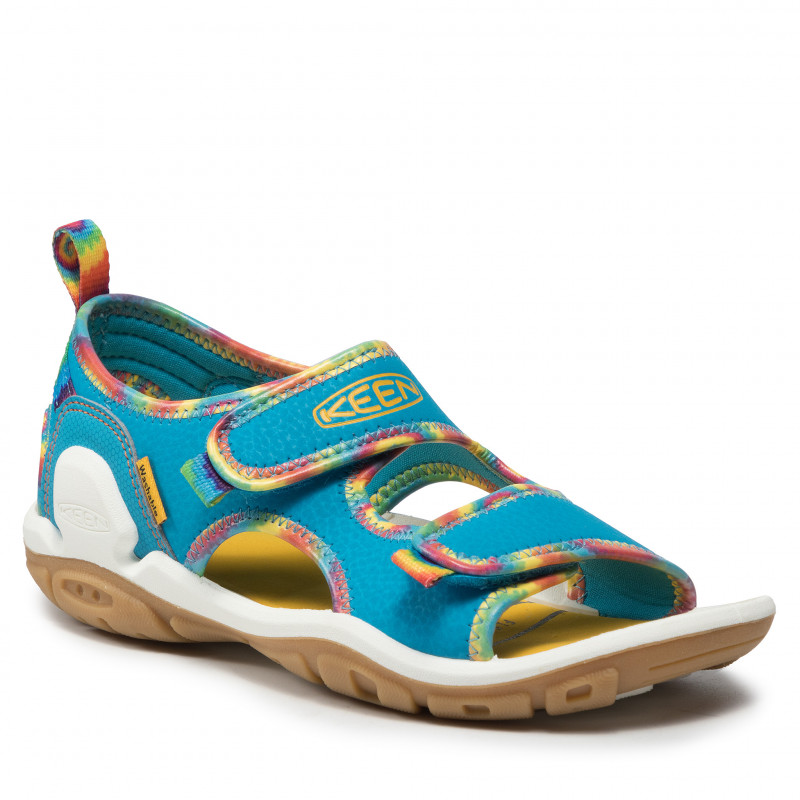 Keen KNOTCH CREEK OT Y tie dye/vivid blue Velikost: 34 dětské sandály