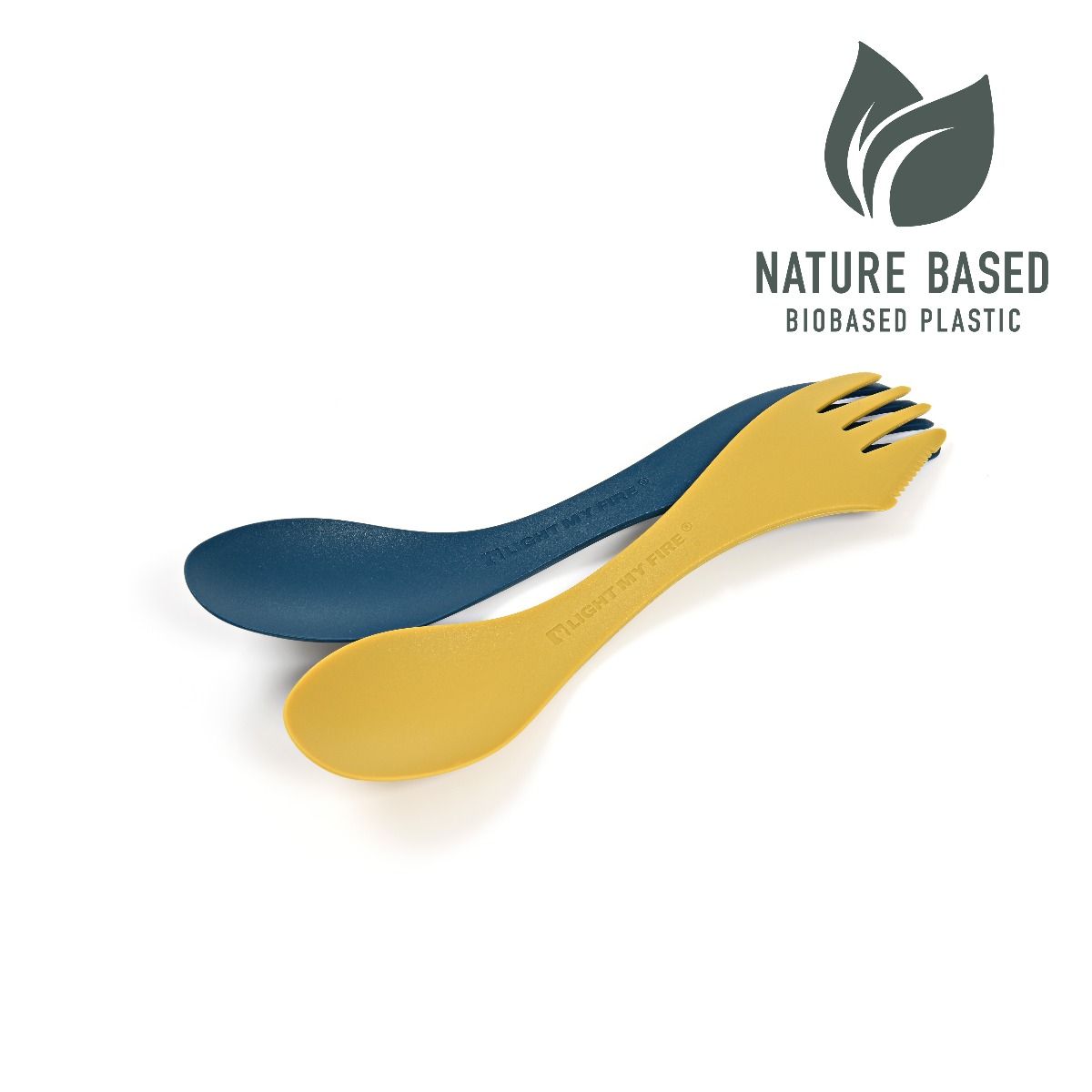 Light My Fire Spork medium BIO 2-pack mustyyellow/hazyblue