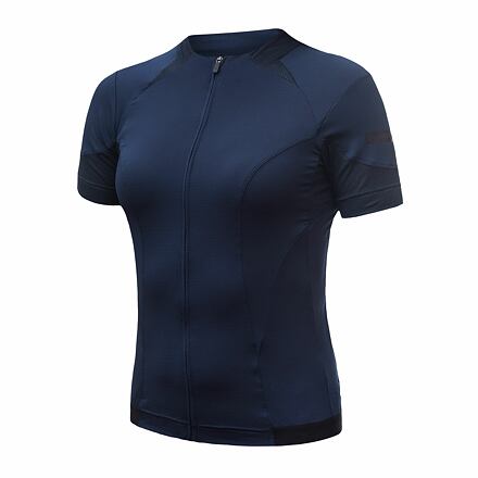 SENSOR COOLMAX RACE dámský dres celozip kr.rukáv deep blue Velikost: M