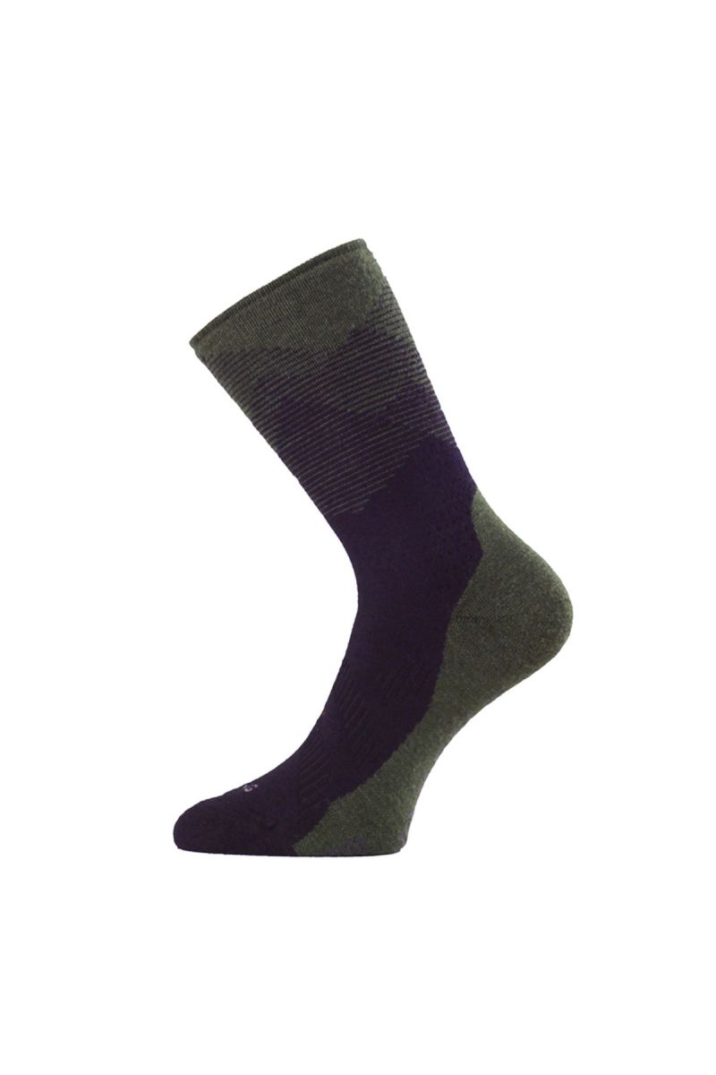 E-shop Lasting merino ponožky FWN zelené
