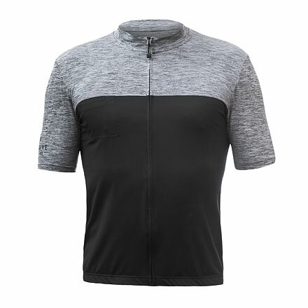 SENSOR CYKLO MOTION pánský dres kr.rukáv celozip černá/šedá Velikost: XL