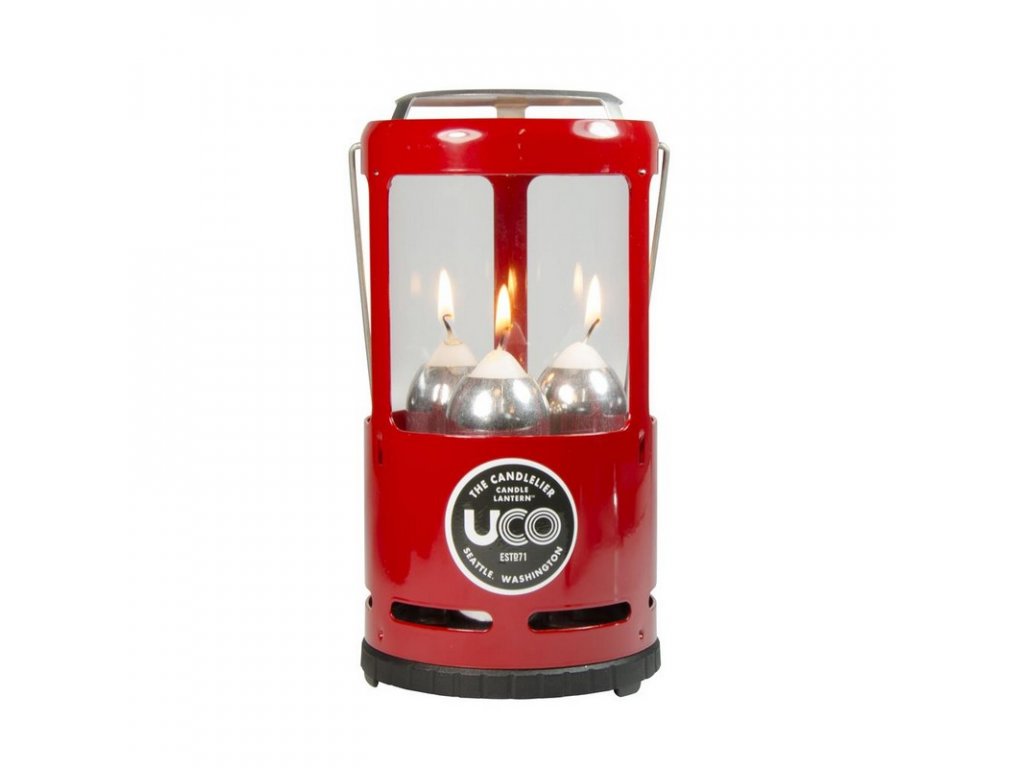 E-shop UCO gear UCO Lucerna na svíčky CANDLELIER® Candle Lantern - RED Painted