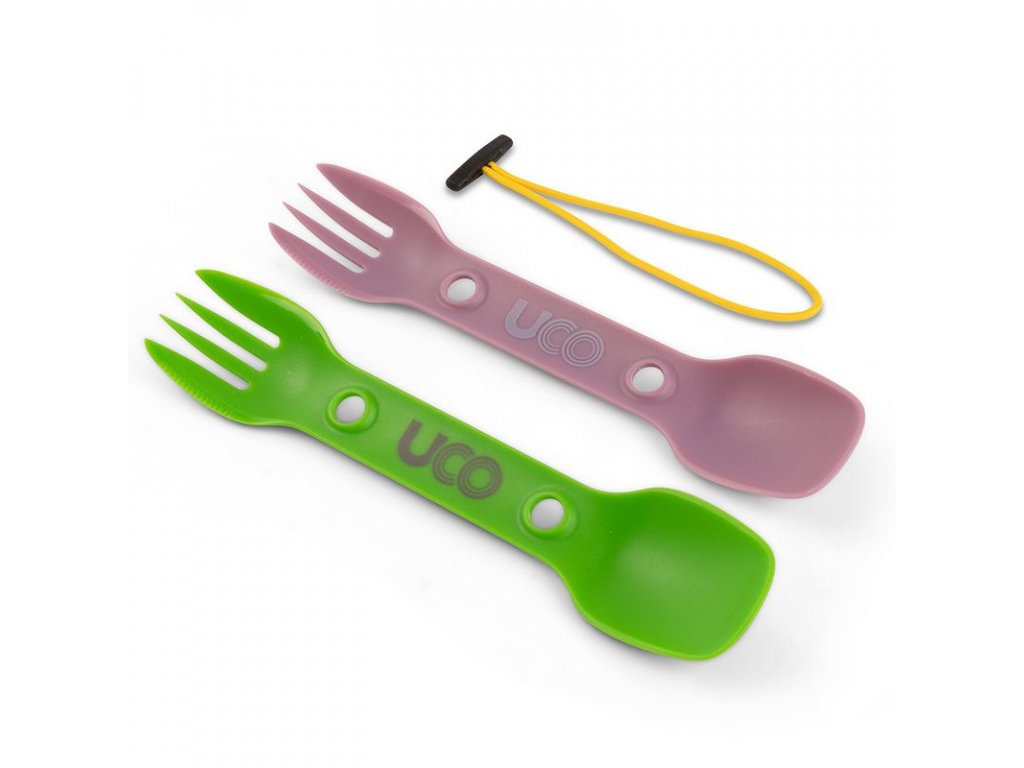 UCO gear UCO Set 2 ks ECO Utility Spork - Green & Lavender