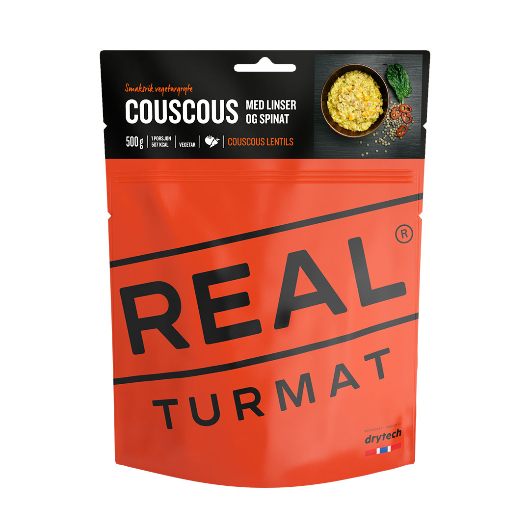 E-shop Real Turmat RT Couscous with lentils and spinach - kuskus s čočkou a špenátem