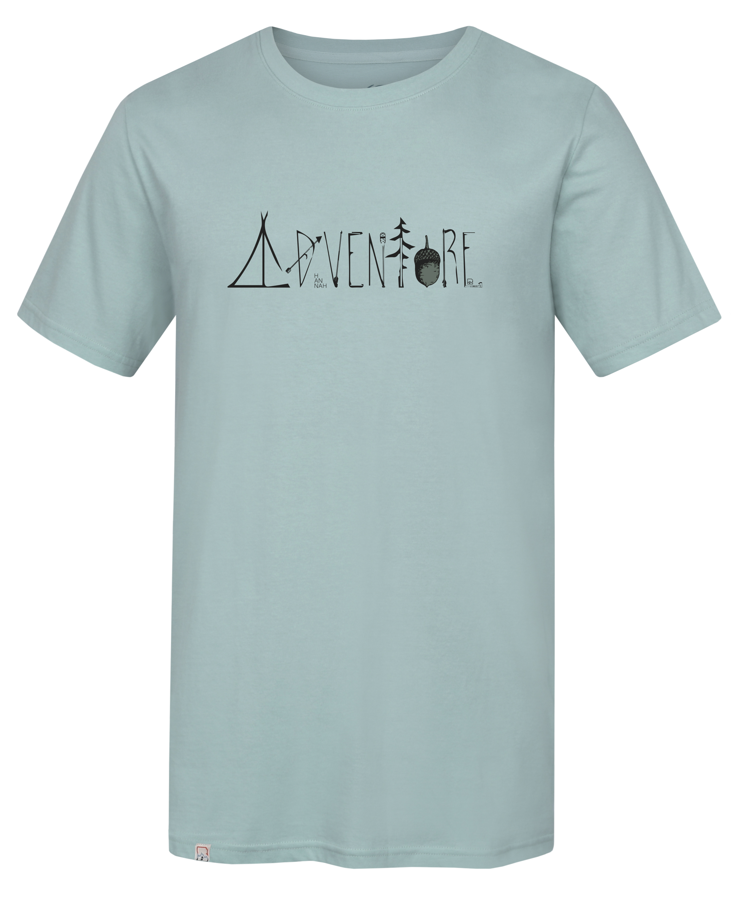Hannah MIKO harbor gray Velikost: XXL pánské tričko s krátkým rukávem