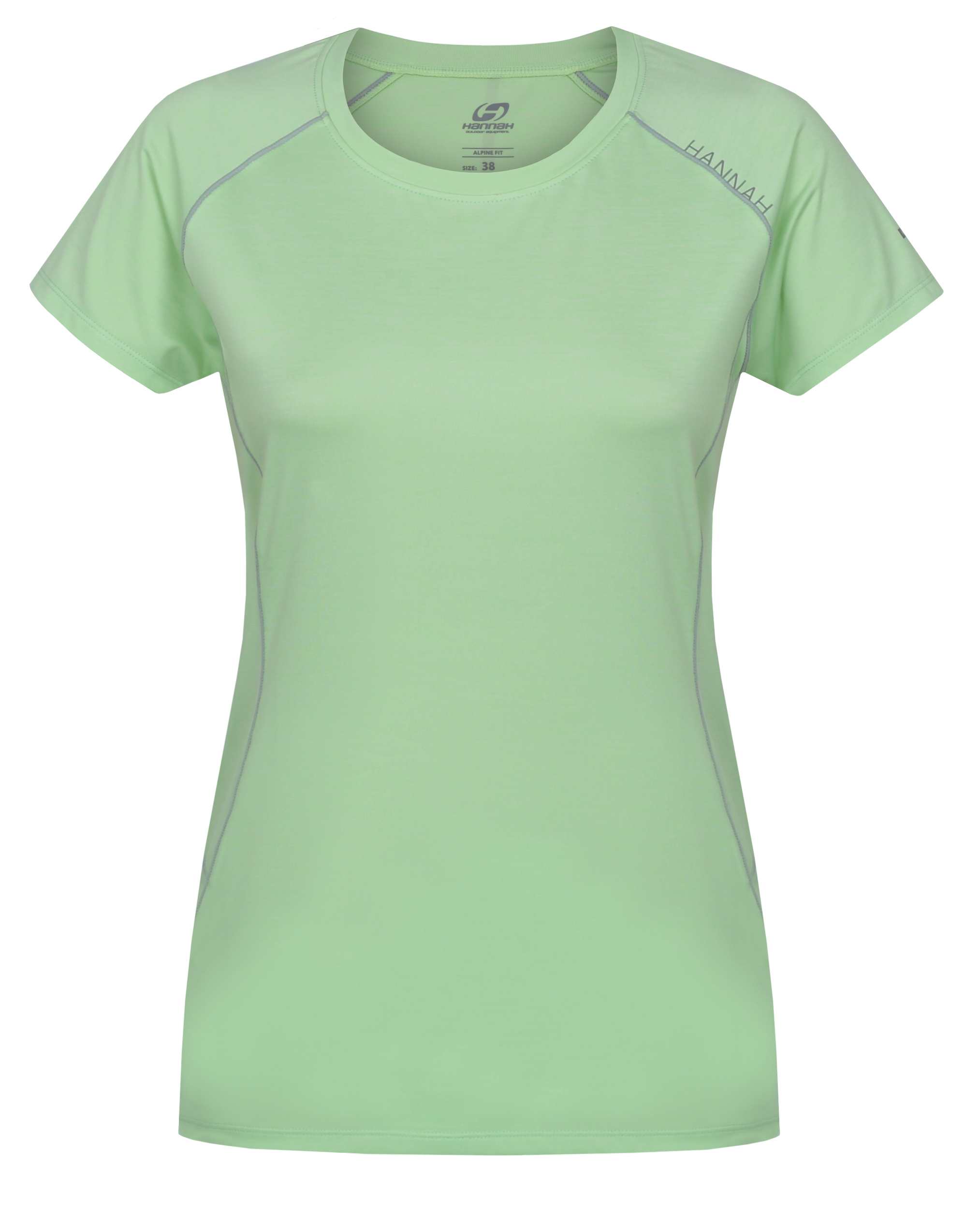 Hannah SHELLY II paradise green mel Velikost: 36 dámské tričko s krátkým rukávem