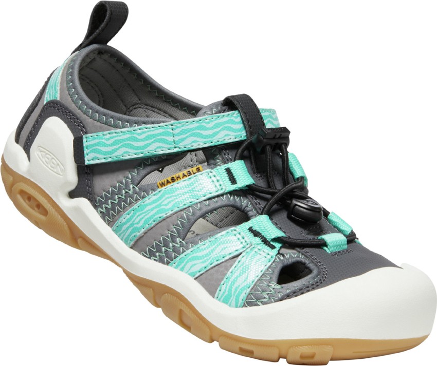 Keen KNOTCH CREEK Y steel grey/waterfall Velikost: 32/33 dětské boty