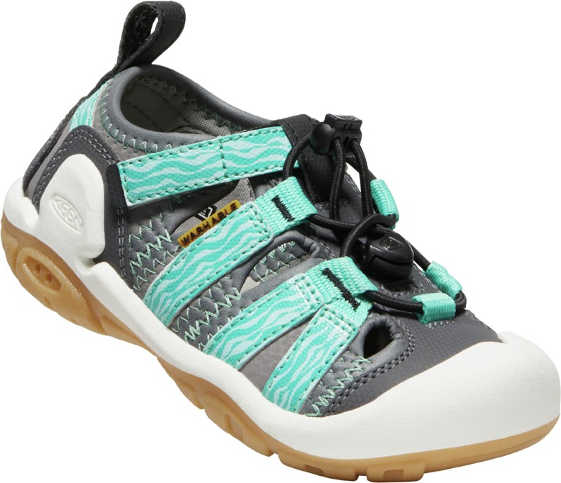 Keen KNOTCH CREEK C steel grey/waterfall Velikost: 29 dětské sandály