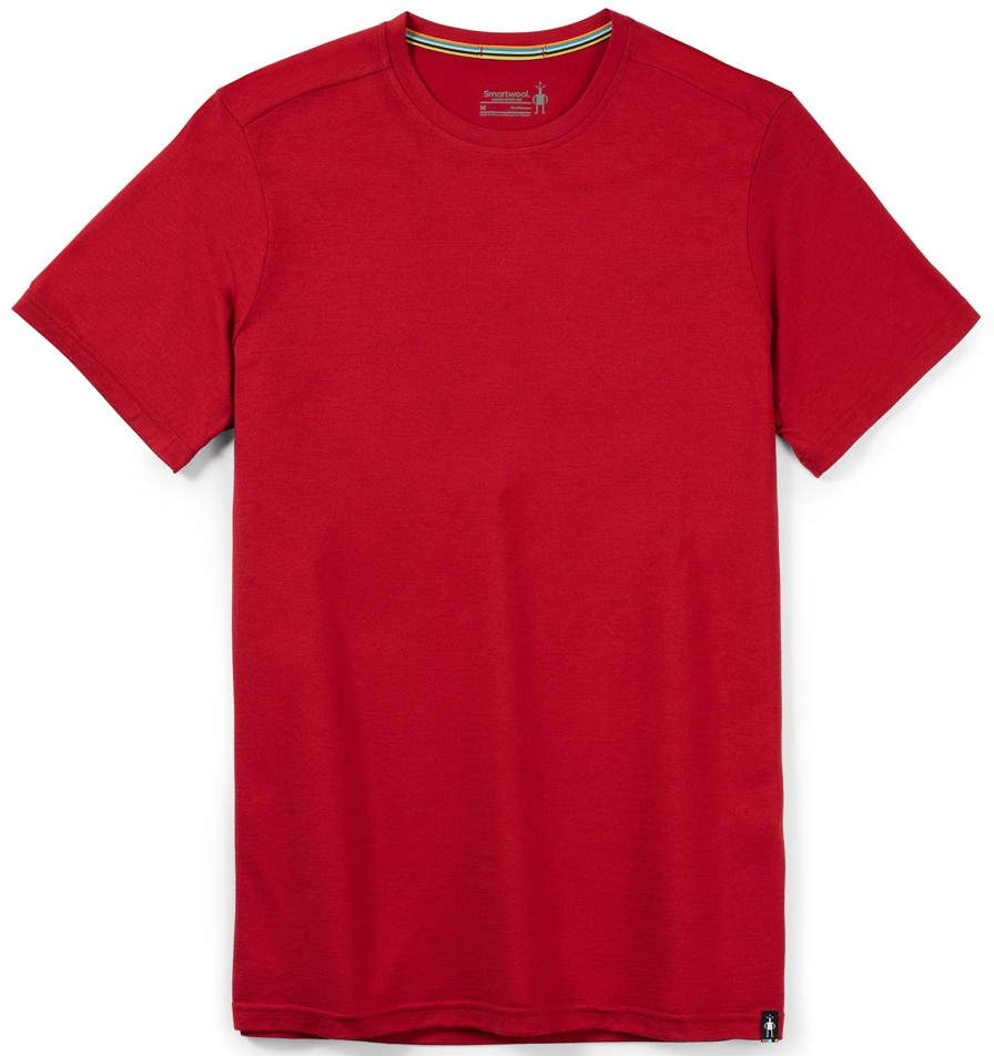 Smartwool M SHORT SLEEVE TEE SLIM FIT rhythmic red Velikost: XL