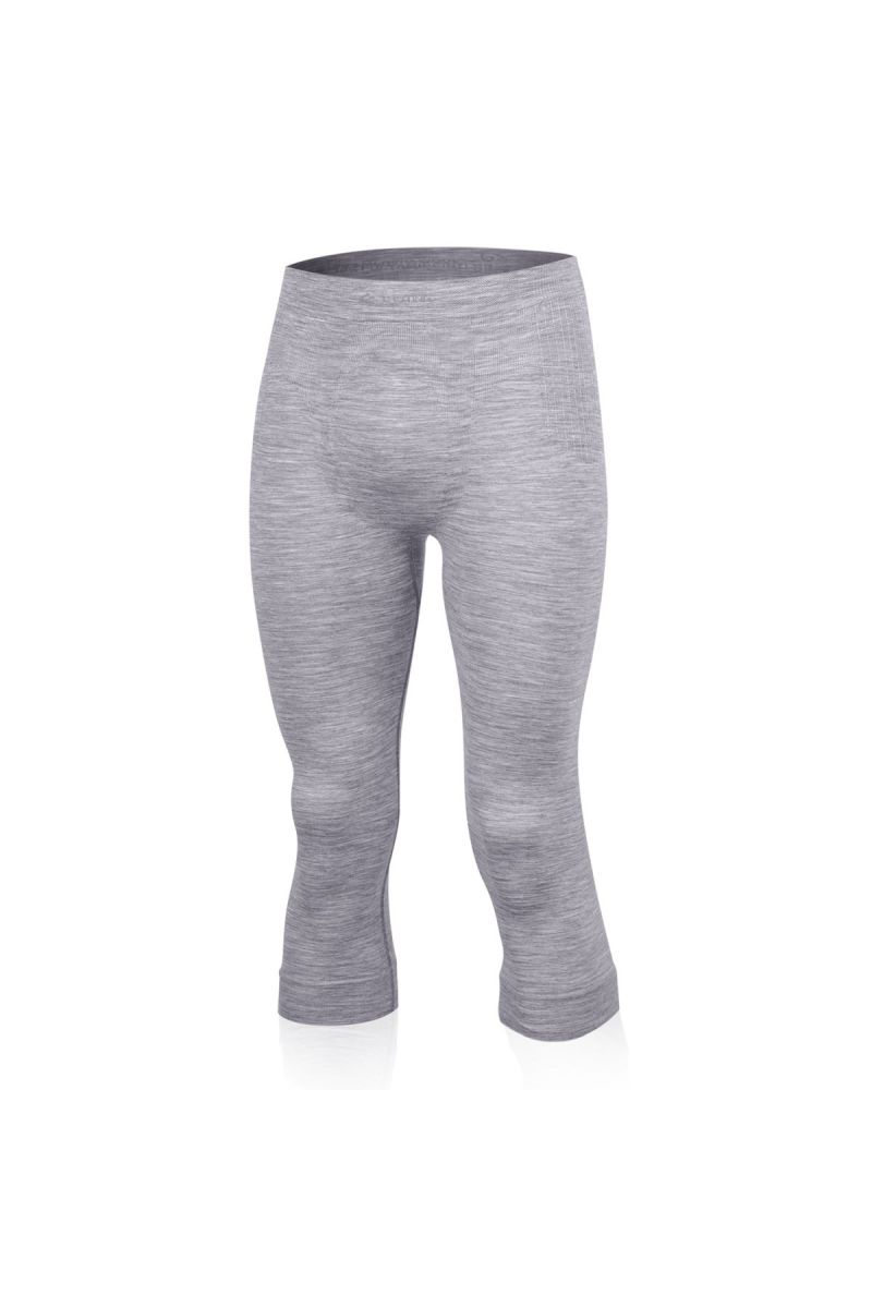 Lasting pánské merino spodky MAREO 8440 šedé Velikost: S/M