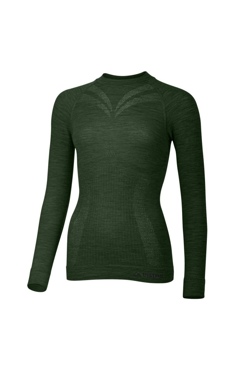 E-shop Lasting dámské merino triko MATALA zelené