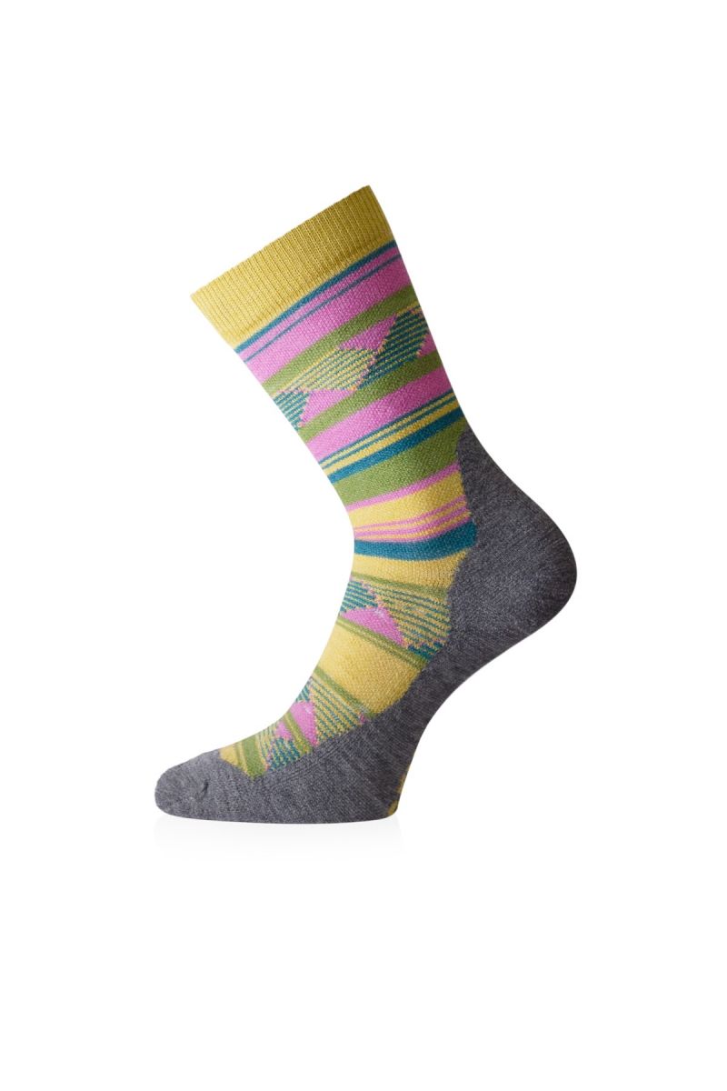 Lasting merino ponožky WLI zelené Velikost: (42-45) L