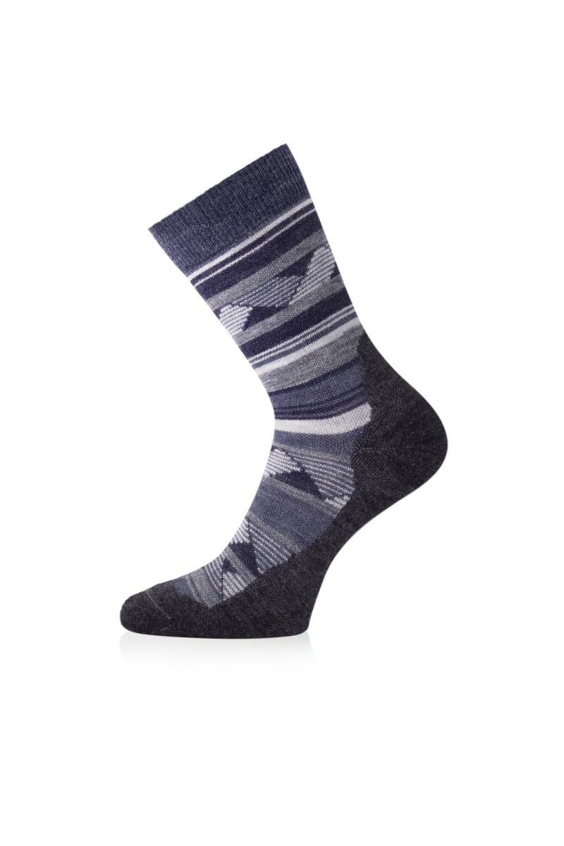 Lasting merino ponožky WLI modré Velikost: (46-49) XL
