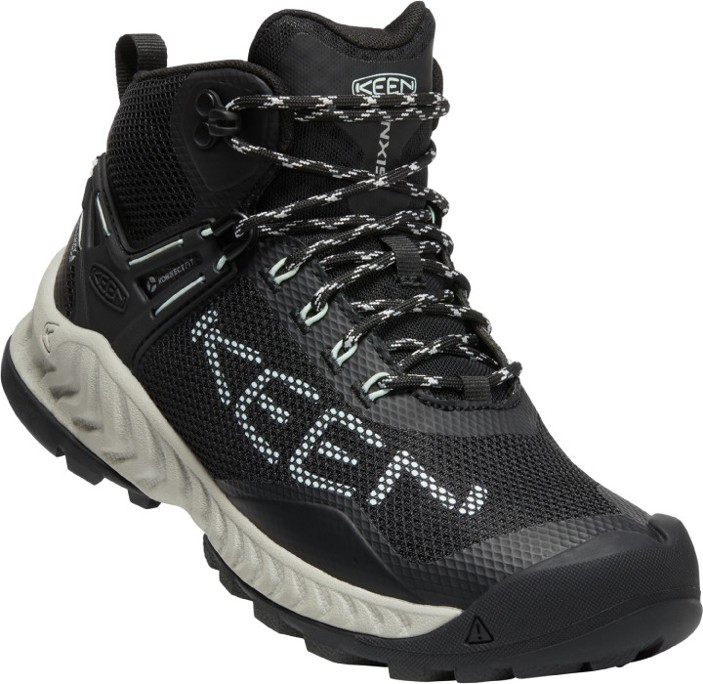 Keen NXIS EVO MID WP W BLACK/BLUE GLASS Velikost: 39