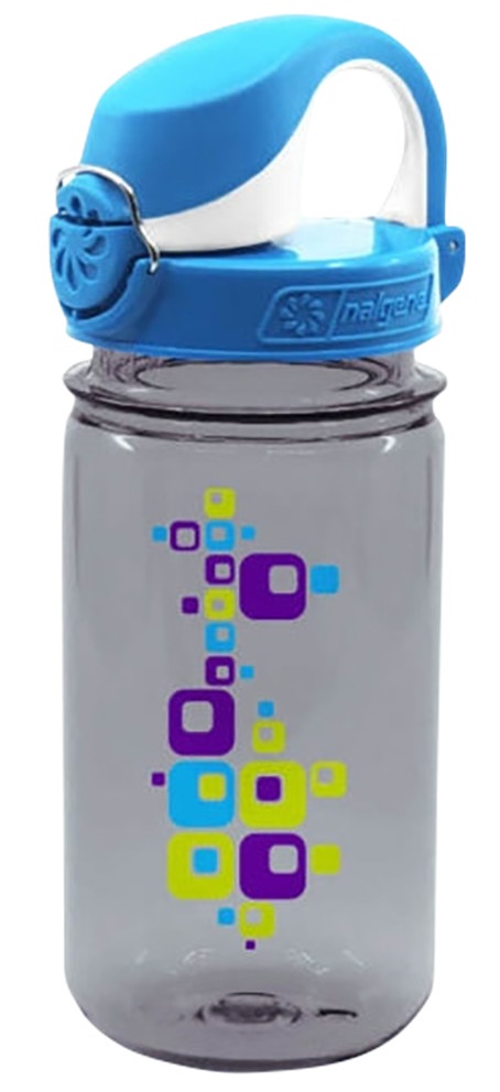 Nalgene Clear Kids OTF Gray Squares 1263-0005