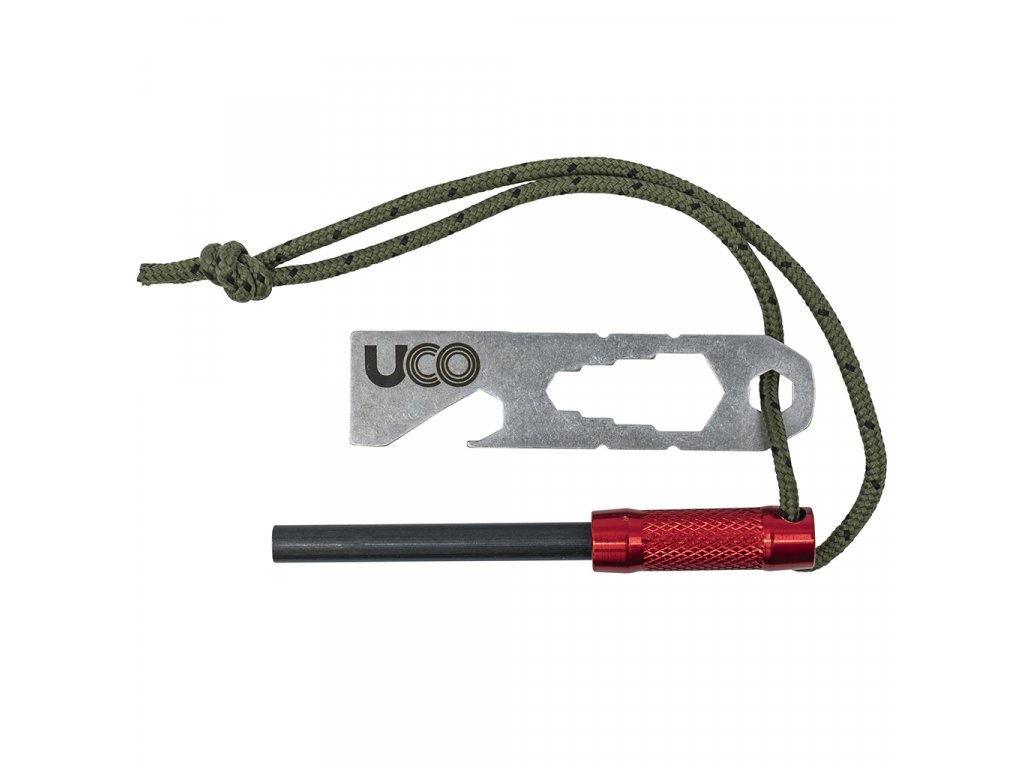 UCO gear Křesadlo UCO Survival Fire Striker - červené