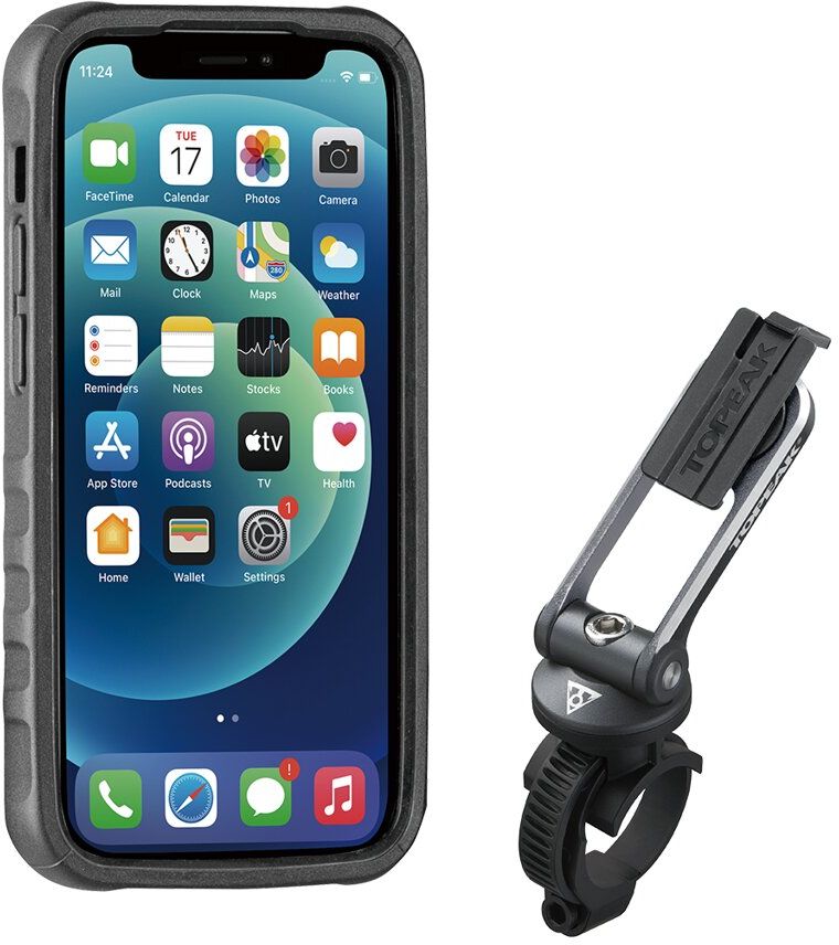 TOPEAK obal RIDECASE pro iPhone 12 Mini černá/šedá Velikost: UNI