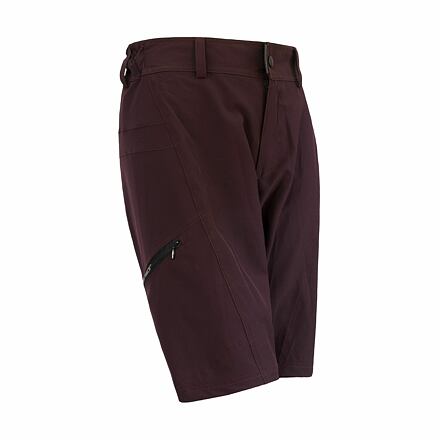 E-shop SENSOR HELIUM dámské kalhoty s cyklovložkou krátké volné port red