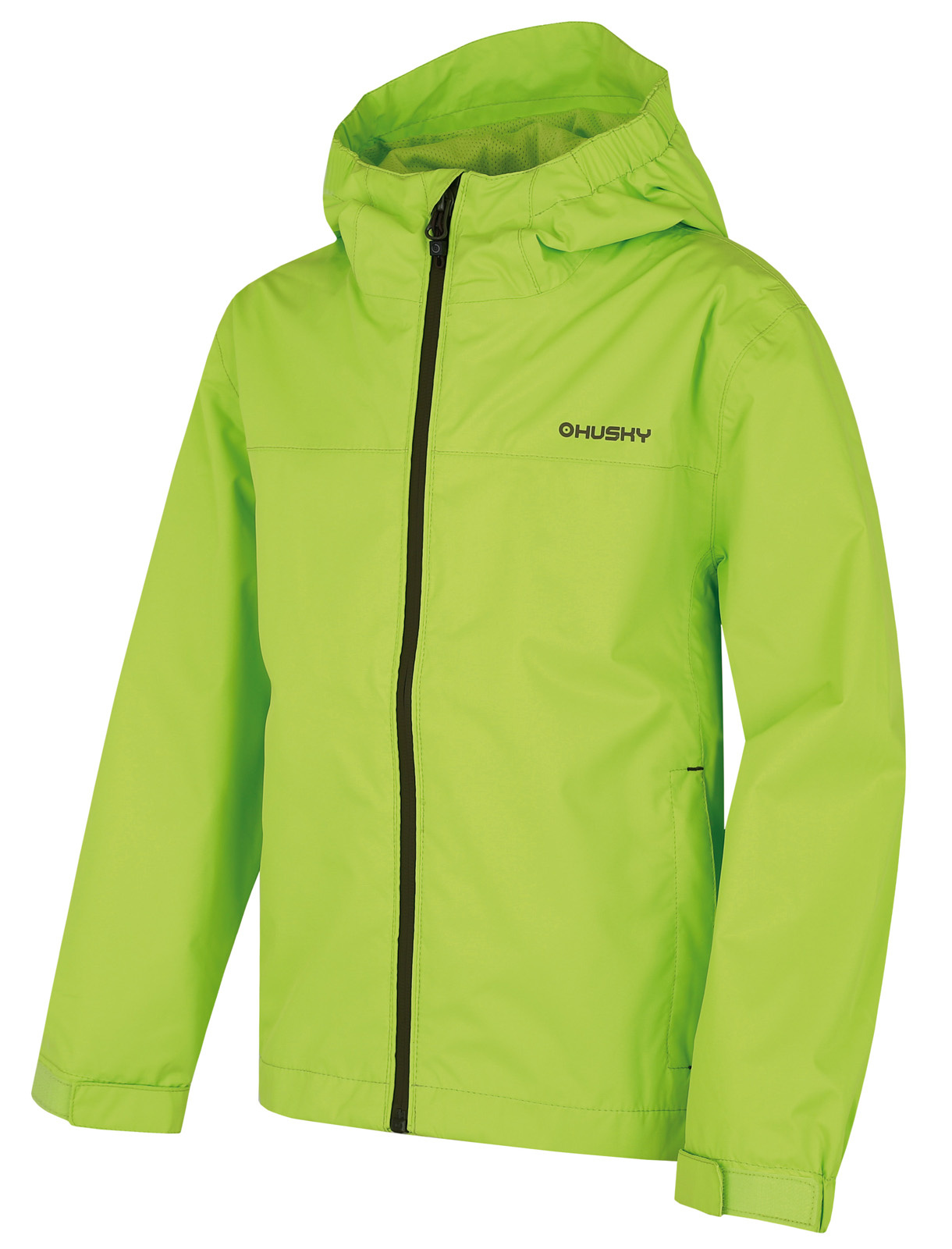 E-shop Husky Dětská outdoorová bunda Zunat K jasně zelená