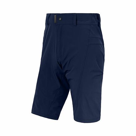 E-shop SENSOR HELIUM pánské kalhoty s cyklovložkou krátké volné deep blue