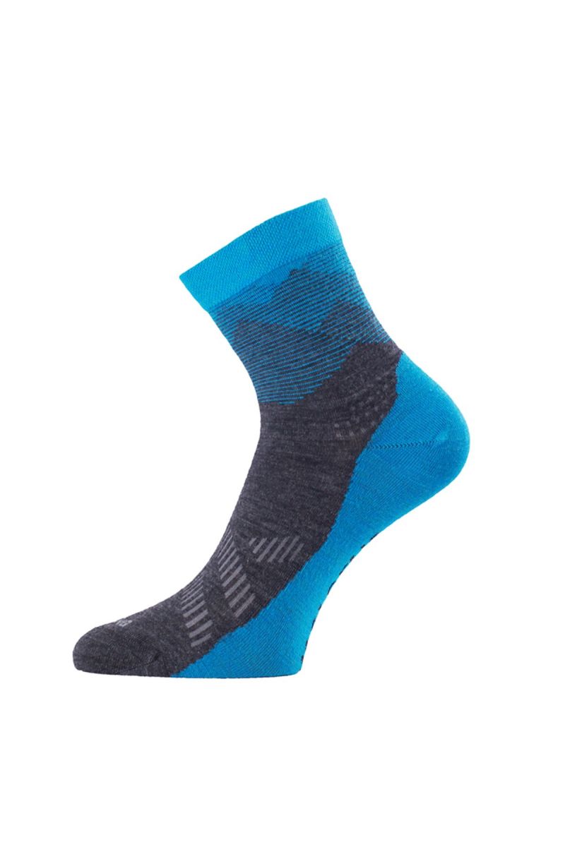 Lasting merino ponožky FWS modré Velikost: (42-45) L