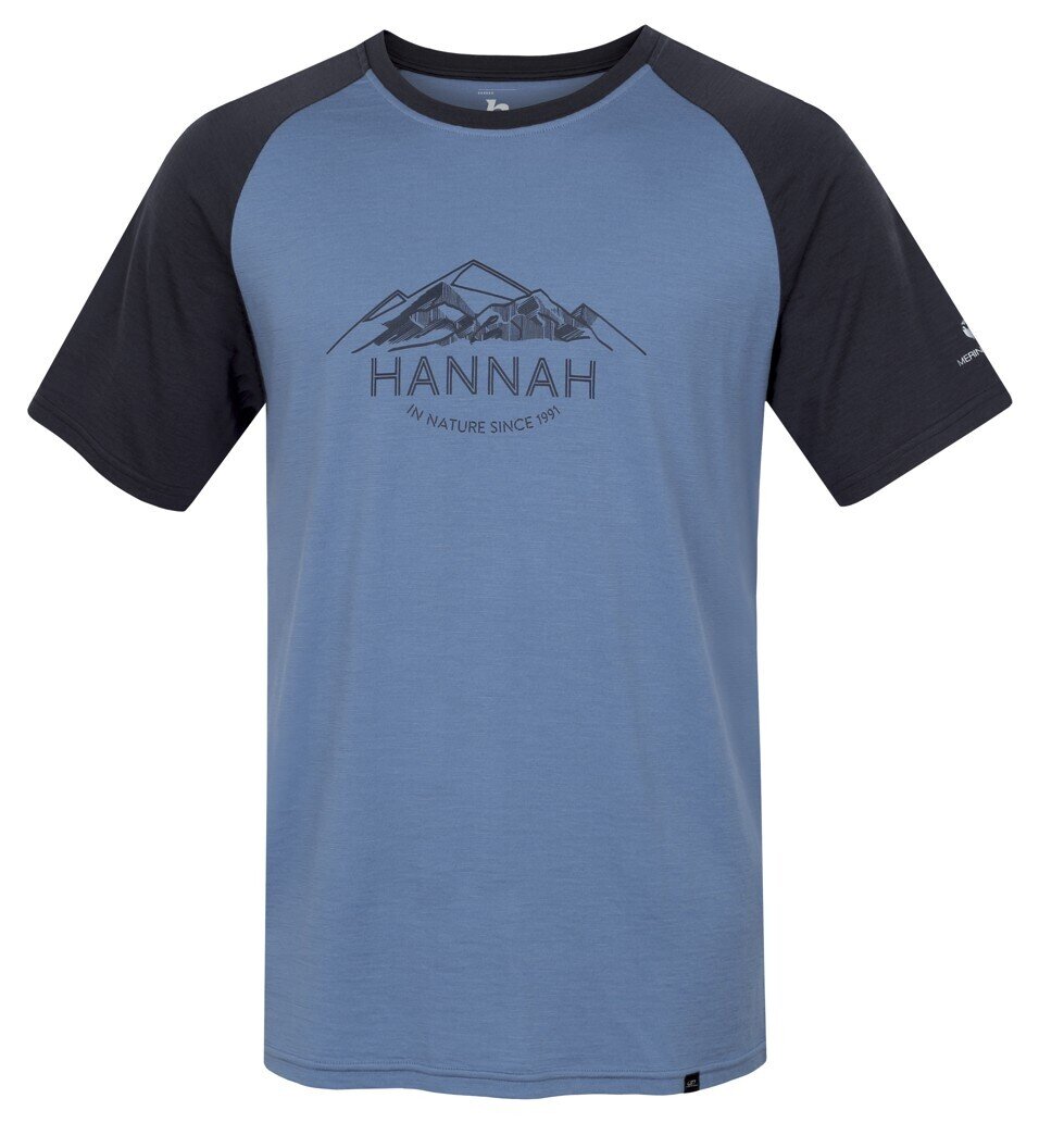 Hannah TAREGAN blue shadow/asphalt Velikost: L pánské tričko s krátkým rukávem