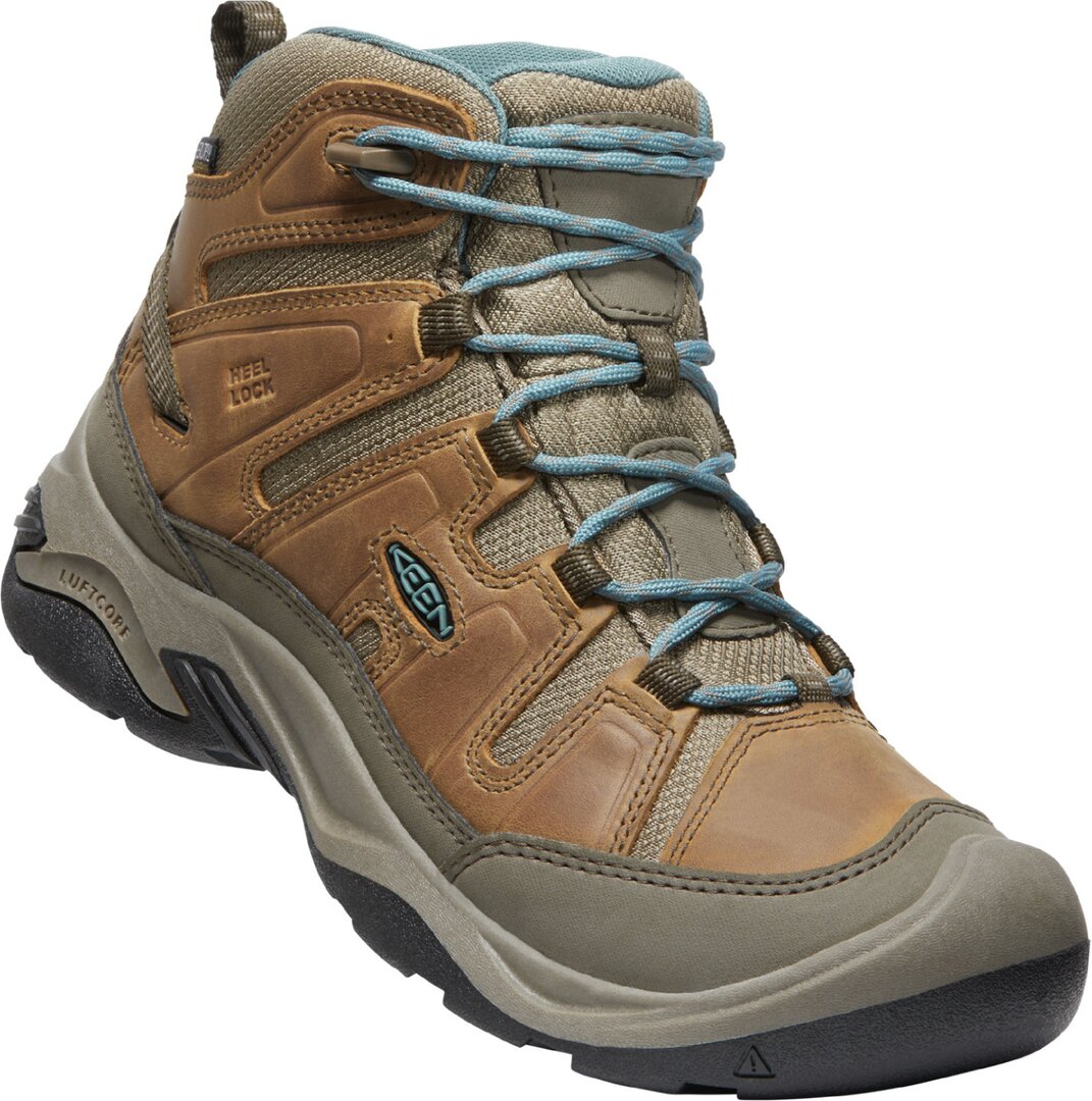 Keen CIRCADIA MID WP WOMEN toasted coconut/north atlantic Velikost: 37,5 dámské boty