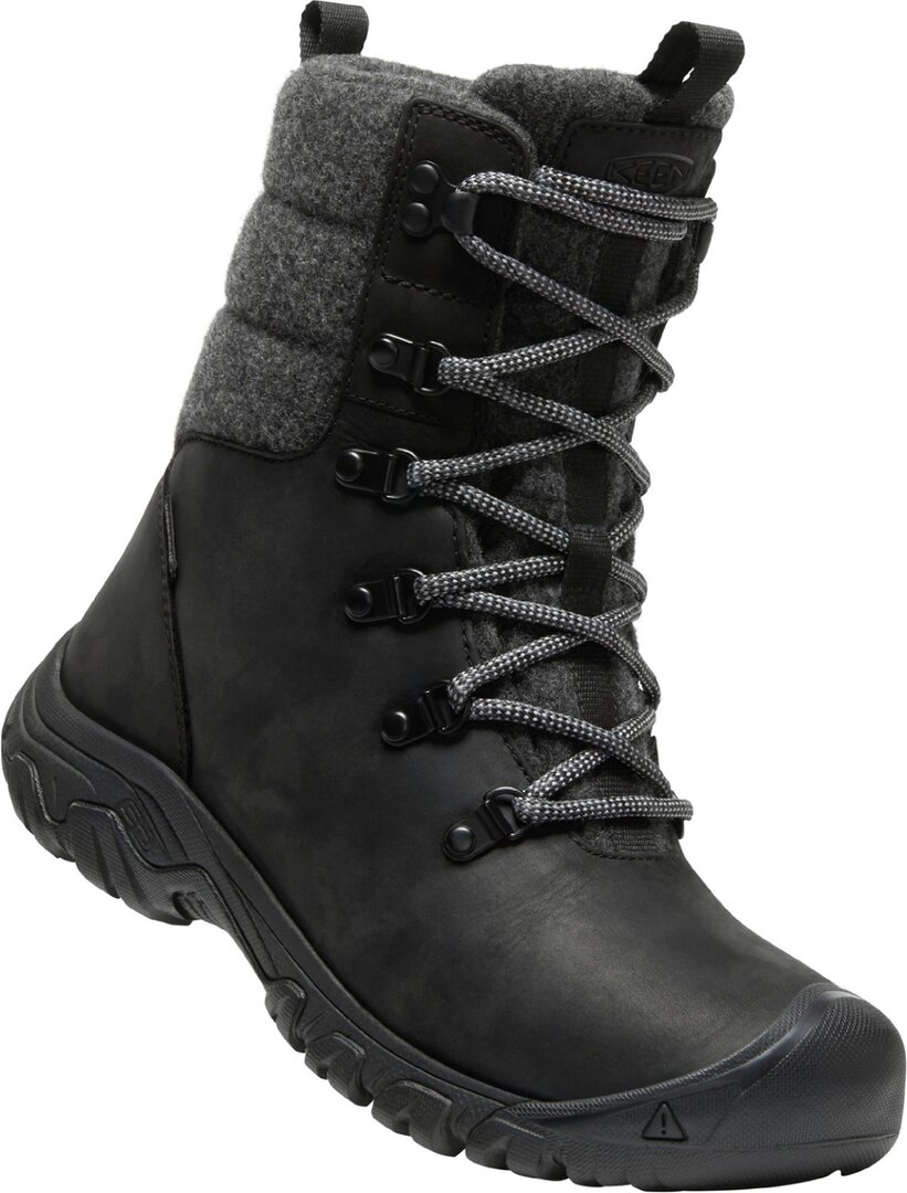 Keen GRETA BOOT WP WOMEN black/black wool Velikost: 40