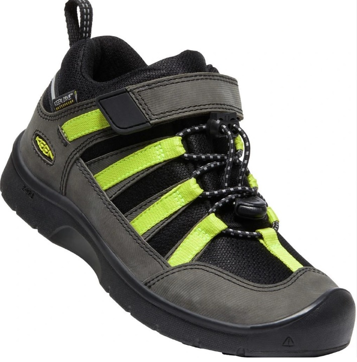 Keen HIKEPORT 2 LOW WP CHILDREN black/evening primrose Velikost: 30 boty