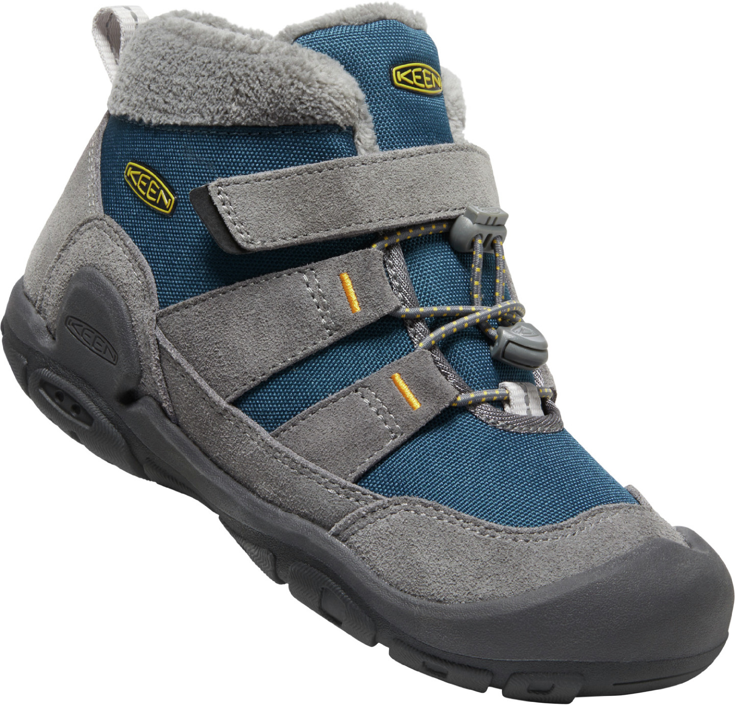 Keen KNOTCH CHUKKA YOUTH steel grey/blue wing teal Velikost: 36 boty