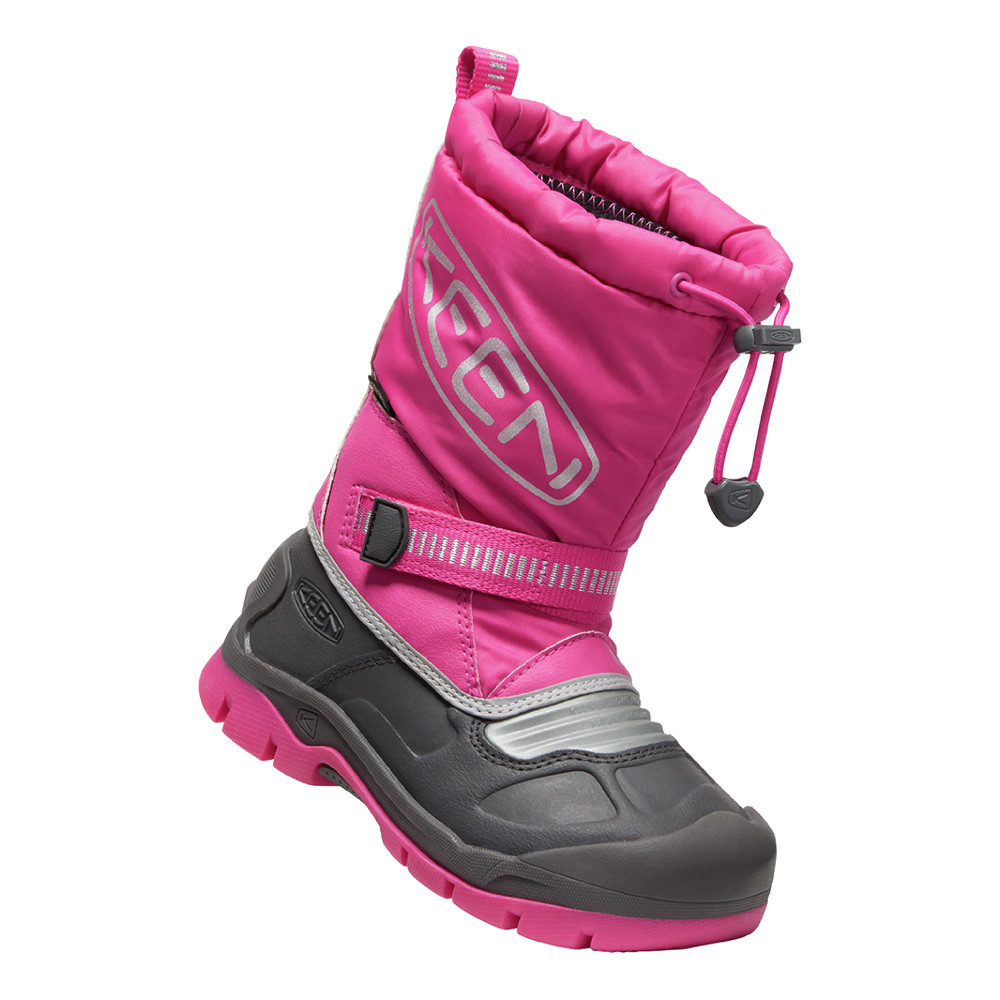 Keen SNOW TROLL WP CHILDREN fuchsia purple/silver Velikost: 30 dětské boty