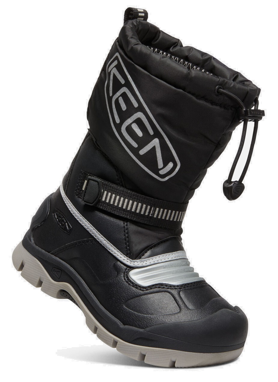 Keen SNOW TROLL WP YOUTH black/silver Velikost: 35 dětské boty