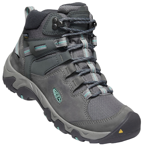 Keen STEENS MID WP WOMEN steel grey/ocean wave Velikost: 36 boty