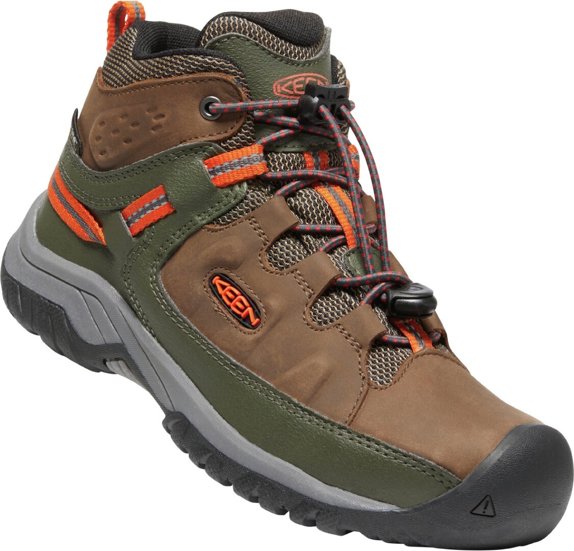 Keen TARGHEE MID WP YOUTH dark earth/forest night Velikost: 32/33