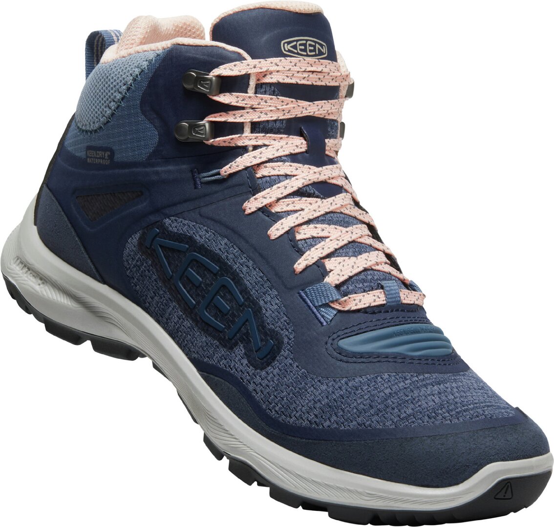 E-shop Keen TERRADORA FLEX MID WP WOMEN vintage indigo/peachy keen