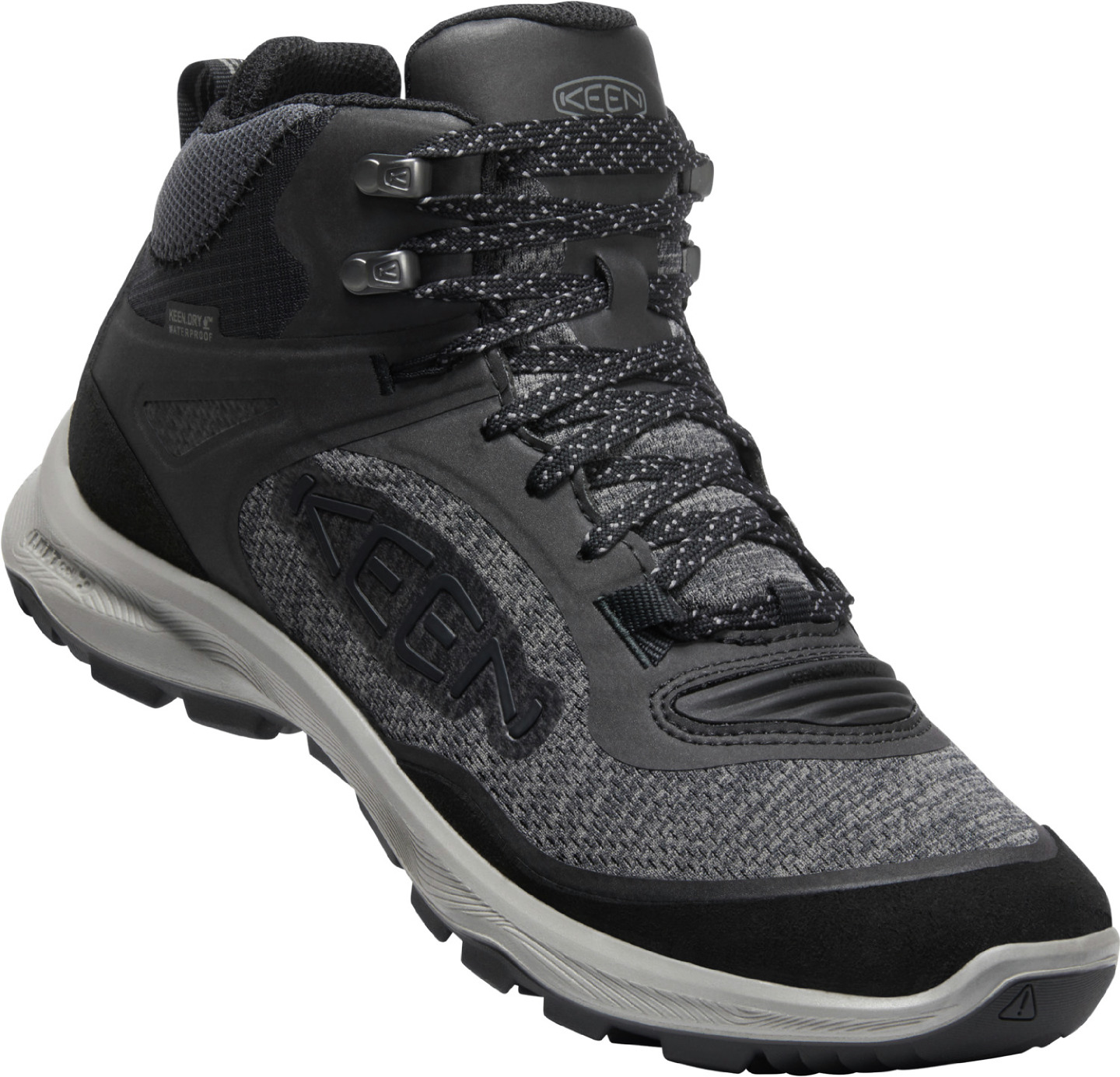 Keen TERRADORA FLEX MID WP WOMEN black/steel grey Velikost: 37,5 dámské boty