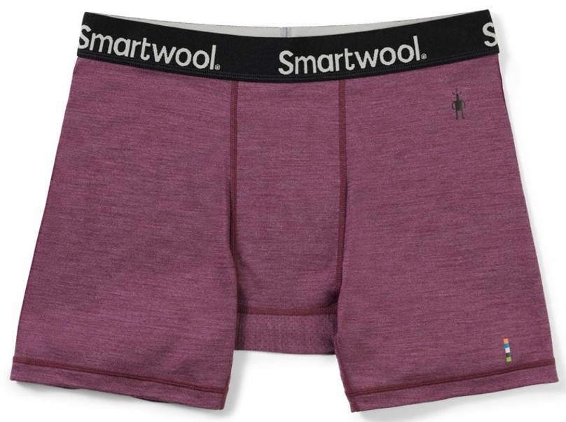 Smartwool M MERINO SPORT BOXER BRIEF BOXED argyle purple heather Velikost: M