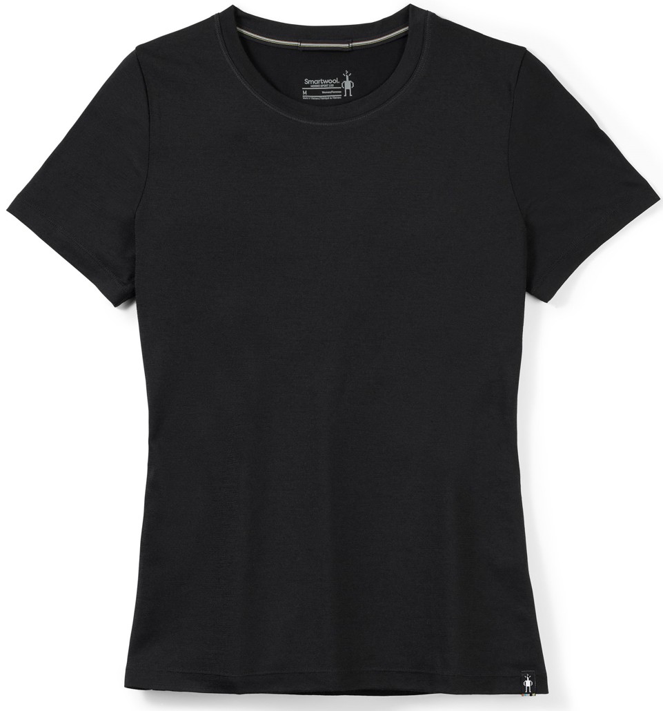 Smartwool W SHORT SLEEVE TEE SLIM FIT black Velikost: XS