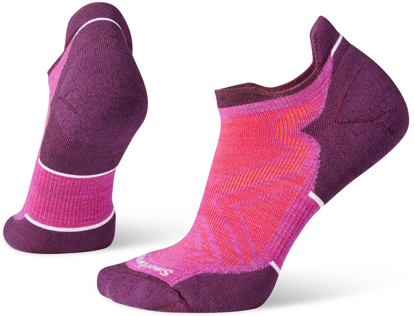 Smartwool W RUN TARGETED CUSHION LOW ANKLE SOCKS meadow mauve Velikost: L