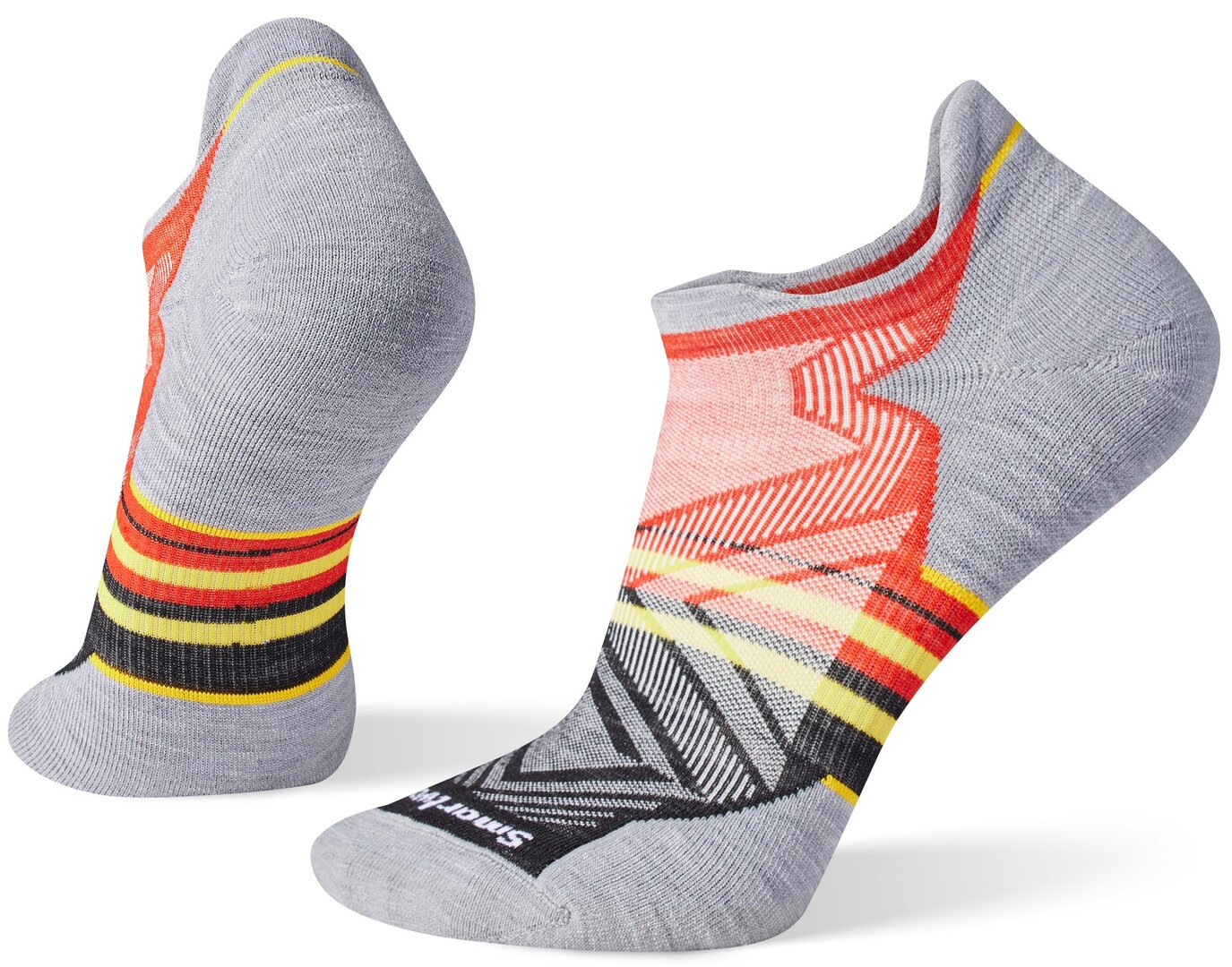 Smartwool RUN TARGETED CUSHION LOW ANKL PATTERN SOCKS tandoori orange Velikost: L