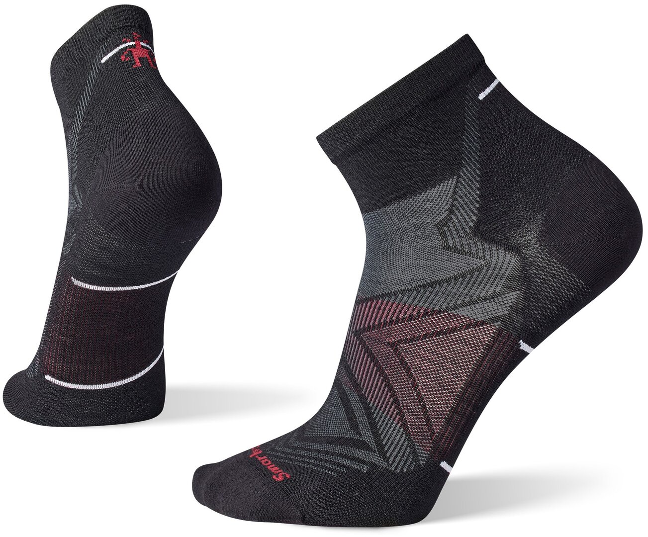 Smartwool RUN ZERO CUSHION ANKLE black Velikost: L