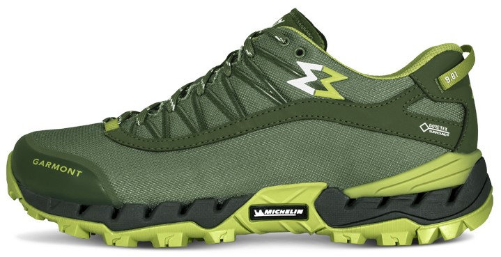 Garmont 9.81 N AIR G 2.0 GTX M olive green/apple green Velikost: 46,5 pánské boty