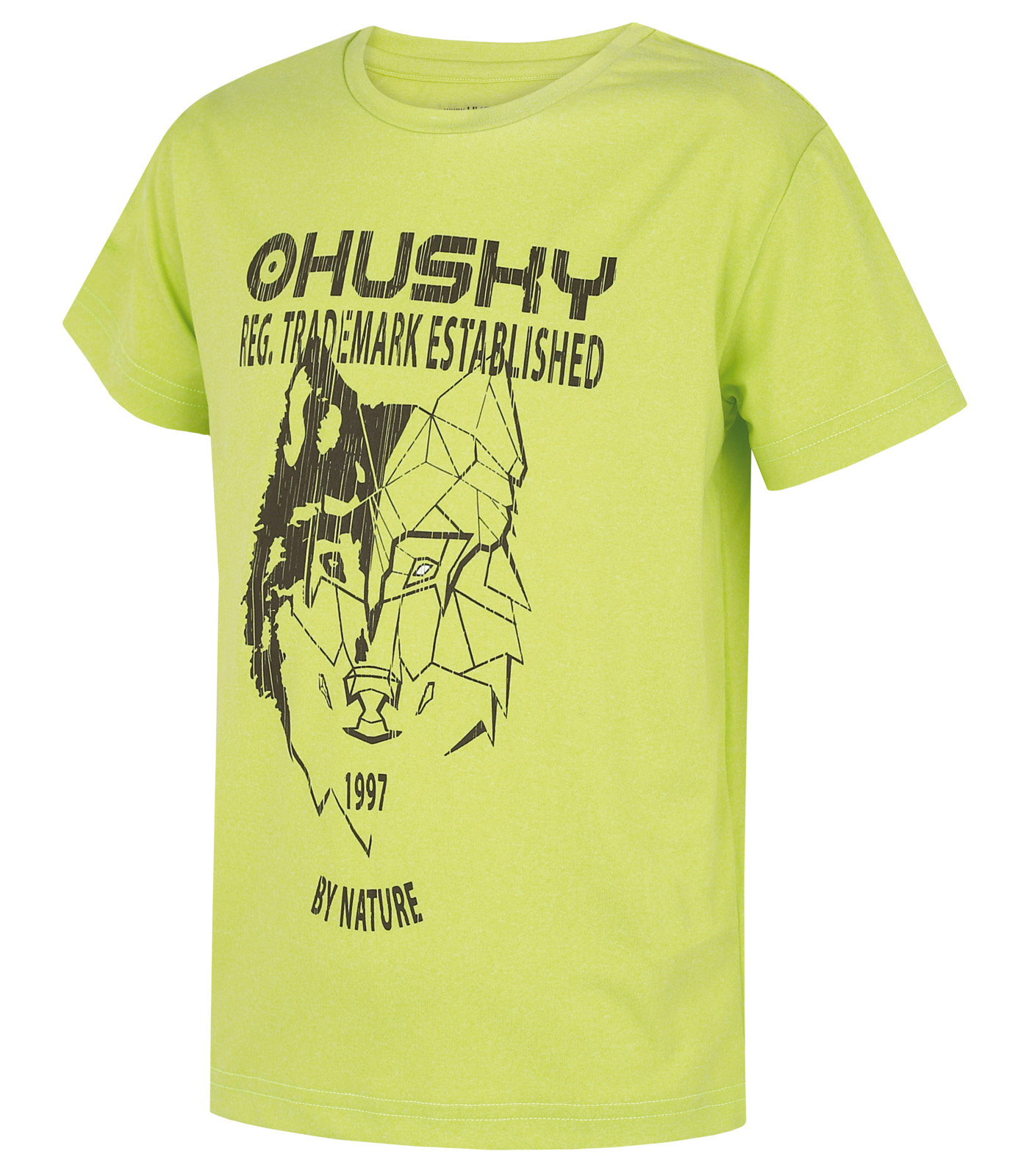 E-shop Husky Dětské funkční triko Tash K jasně zelená