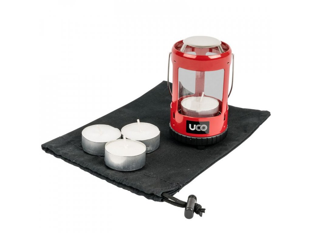 UCO gear Lucerna na čajové svíčky UCO Mini Lantern Kit 2.0 - Red