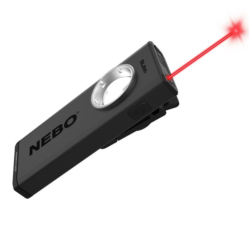 E-shop NEBO SLIM+ tenká svítilna s laserovým ukazovátkem