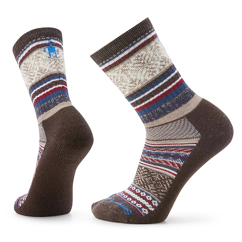 Smartwool EVERYDAYC FAIR ISLE SWEATER CREW chestnut Velikost: XL