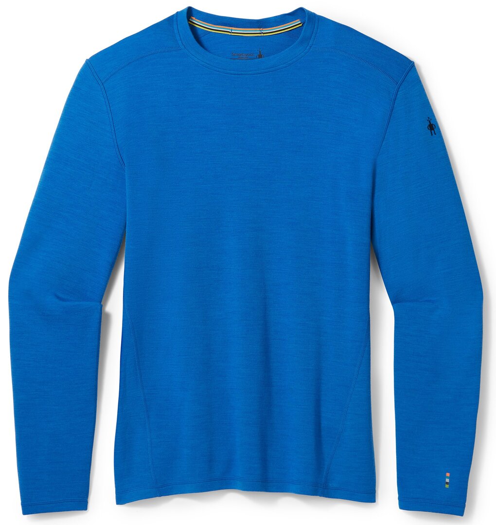Smartwool M CLASSIC THERMAL MERINO BL CREW BOXED laguna blue heather Velikost: L