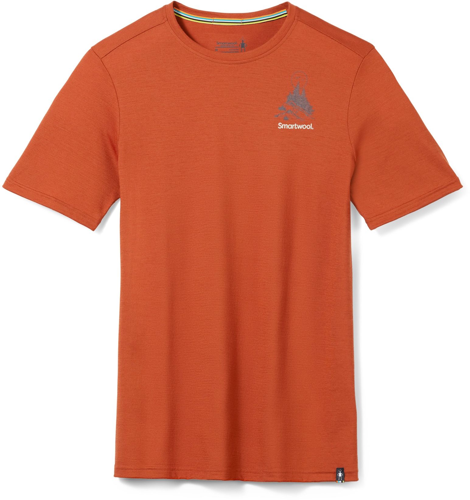 E-shop Smartwool M WILDERNESS SUMMIT SS GRAPHIC TEE SF picante