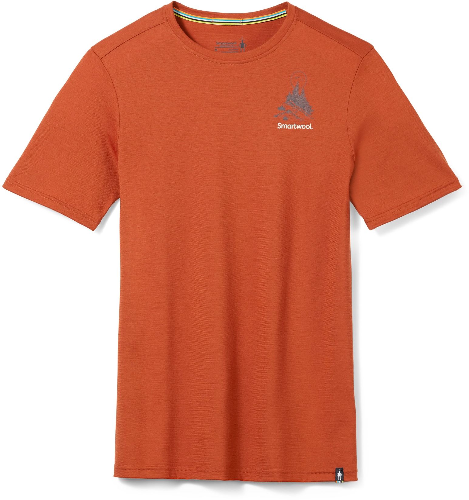 Smartwool M WILDERNESS SUMMIT SS GRAPHIC TEE SF picante Velikost: XXL